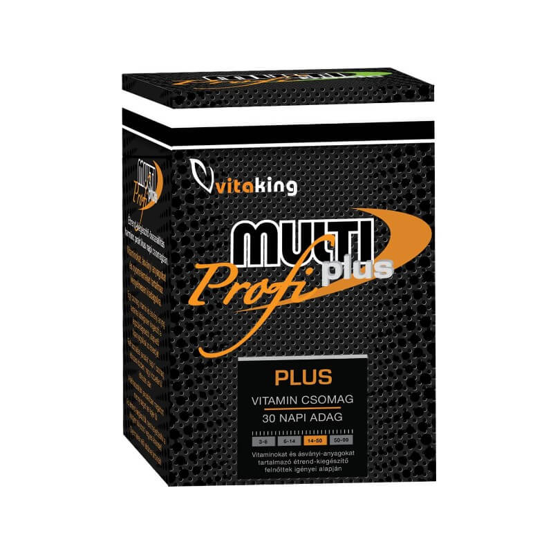 Vitaking Multi Profi Plusz Multivitamin 30 csomag