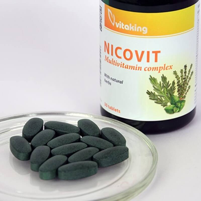 Vitaking Nicovit komplex multivitamin dohányosoknak 30db